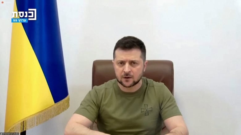 'You must live with your choice': Ukrainian President Zelenskyy urges Israel to take tougher stand against Russia