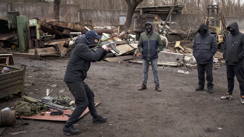 Lviv civilians learn combat skills, produce barricades to defend against Russian forces
