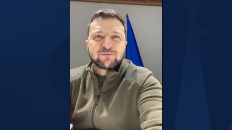Zelenskyy marks one month since start of Russian invasion