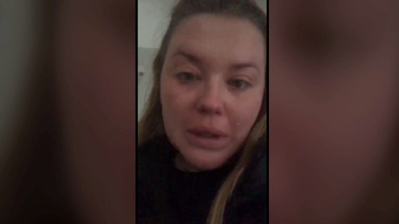 ‘Please help us’: Mother and baby hide from Russian bombs in Kharkiv basement