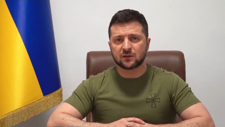 ‘In order for freedom to prevail, it needs to be well armed’: Zelenskyy asks France for military aid