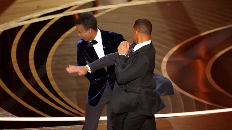 Watch: Will Smith hits Chris Rock at the Oscars, apologizes during speech