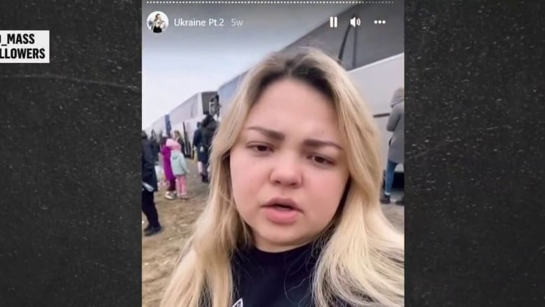 American Instagram influencer documents her escape from Ukraine online