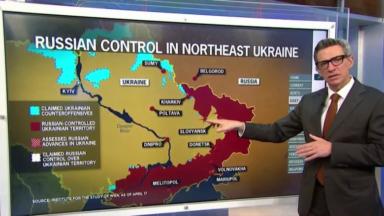 How Russian forces are attempting to advance in eastern Ukraine