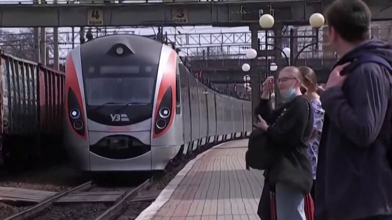 Train operators help evacuate millions of Ukrainians to safety