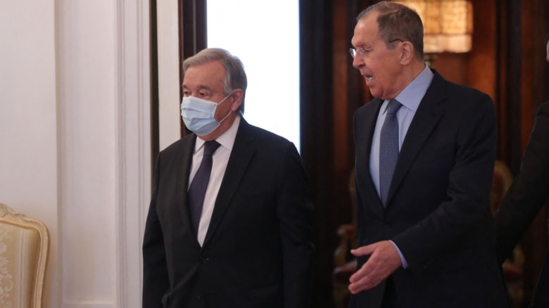 U.N. secretary-general urges Russia to commit to cease-fire in Ukraine