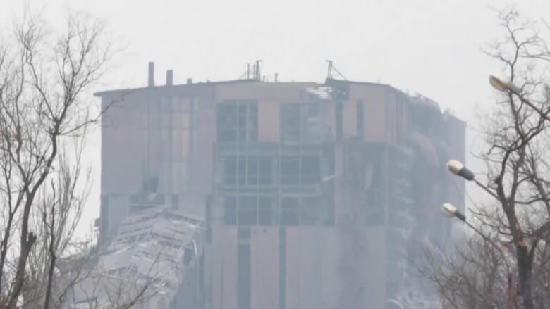 Mariupol steel plant hit by Russian forces 35 times, authorities say
