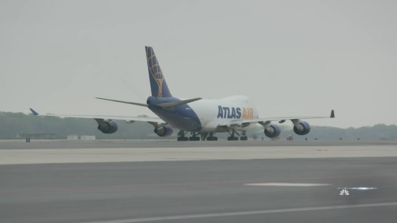 NBC News Exclusive: How military equipment travels from Dover Air Force Base to Ukraine