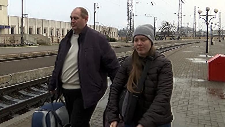 One family's escape from Kramatorsk train station missile attack