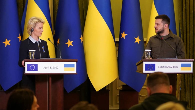‘Your fight is also our fight’: E.U. team shows solidarity in Kyiv visit