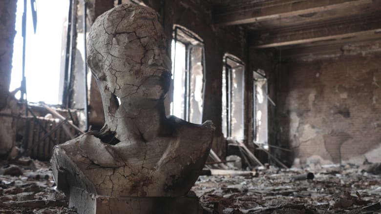 Mariupol's history museum survived WWII, but not Russia's bombardment