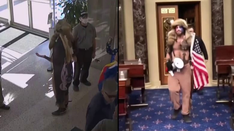 New video shows so-called QAnon Shaman at Arizona House protest ahead of Jan. 6