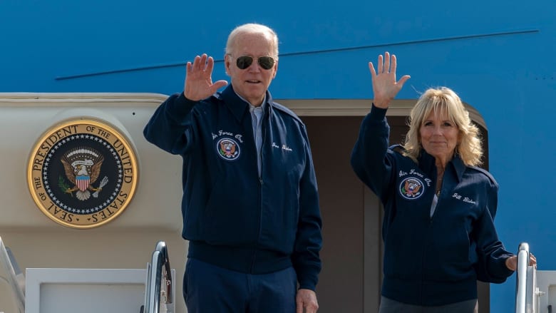 President Biden, first lady arrive in London to attend funeral for the queen