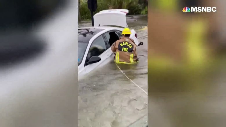 Naples fire department conducts rescues as Hurricane Ian flooded stations and roads