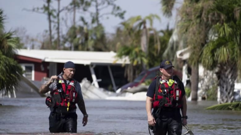 Rescue missions after Hurricane Ian