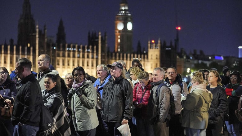 Long, cold overnight wait to see Queen Elizabeth II lie in state