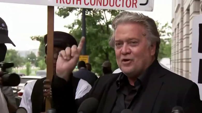 DOJ requests six-month prison sentence for Steve Bannon