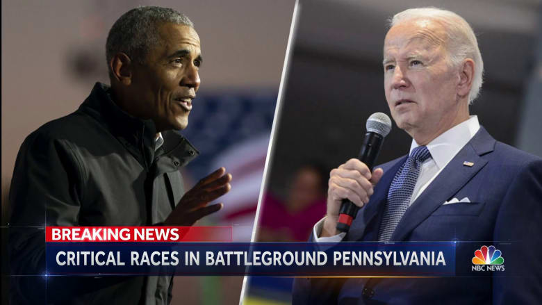 Biden, Obama and Trump converging on Pennsylvania in closing midterm push