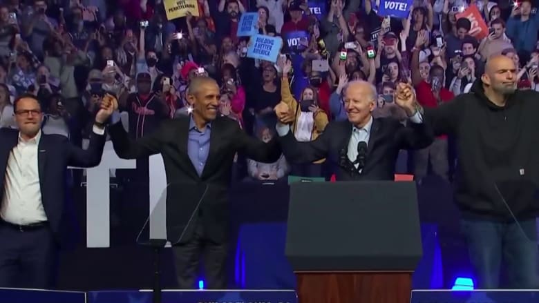 Former presidents in Pennsylvania stumping for senate candidates