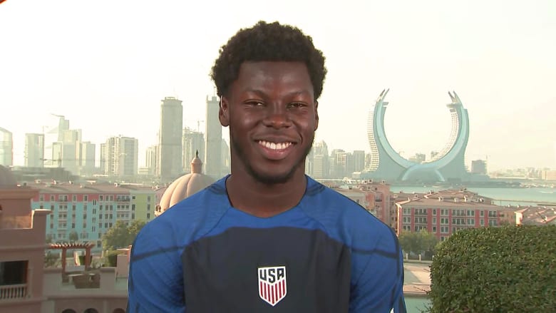 Yunus Musah celebrates the U.S. win and birthday live on "TODAY"