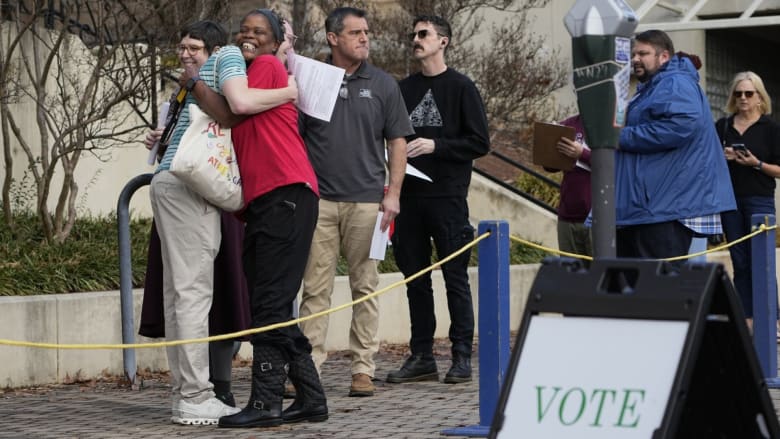Voters head to the polls in Georgia’s Senate runoff election