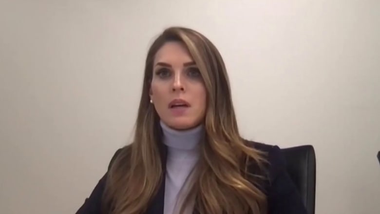 Hope Hicks: Election fraud claims were 'damaging' Trump's legacy