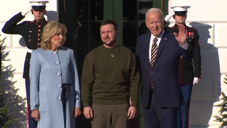 Zelenskyy arrives at White House for meeting with Biden