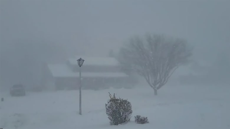 Watch: Video shows blizzard-like conditions in Buffalo, New York