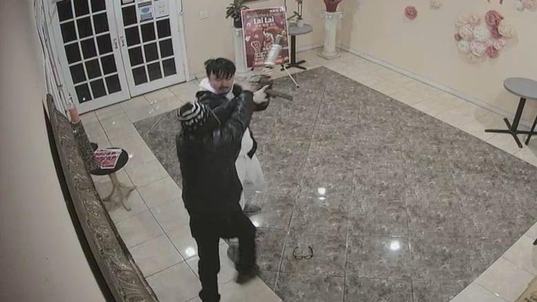 Security video shows moment man disarms Monterey Park suspected shooter