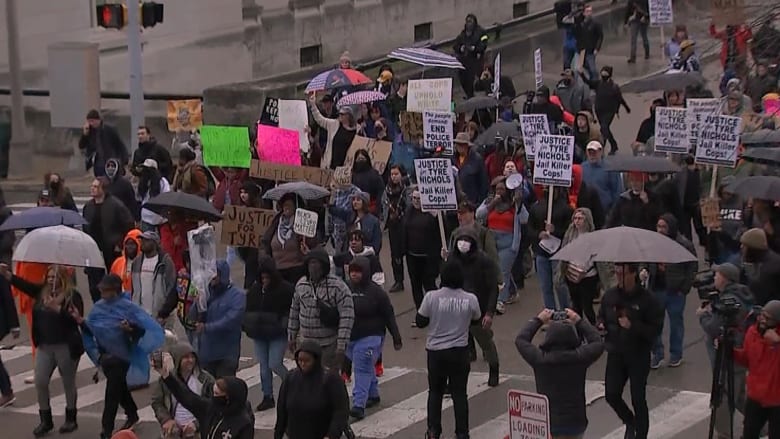 WATCH: Tyre Nichols video release sparks protests across U.S.