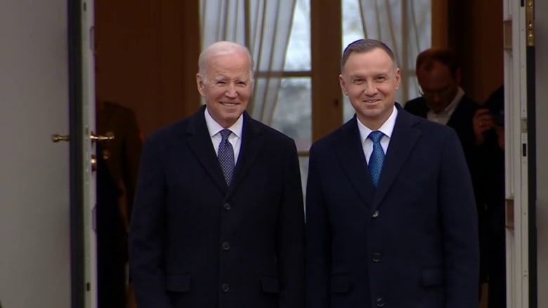 Biden meets with Polish President Duda following Kyiv visit