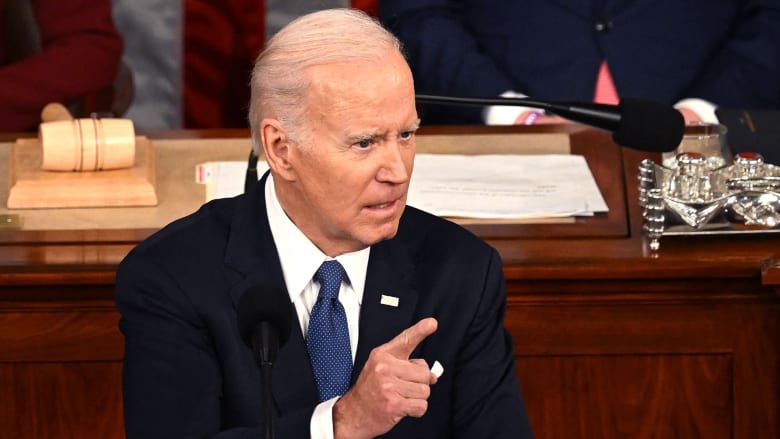 Biden touts falling inflation in speech