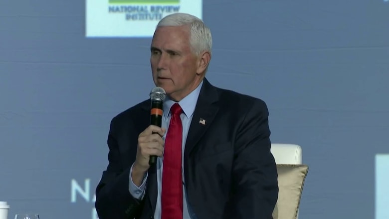 Pence says Trump indictment is 'political prosecution'