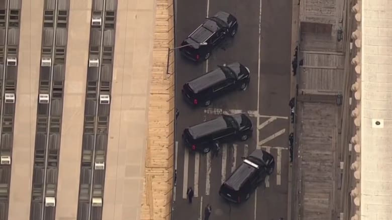 Trump leaves courthouse after pleading not guilty to felony charges
