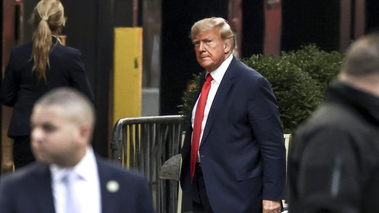 Trump arrives at Trump Tower ahead of arraignment