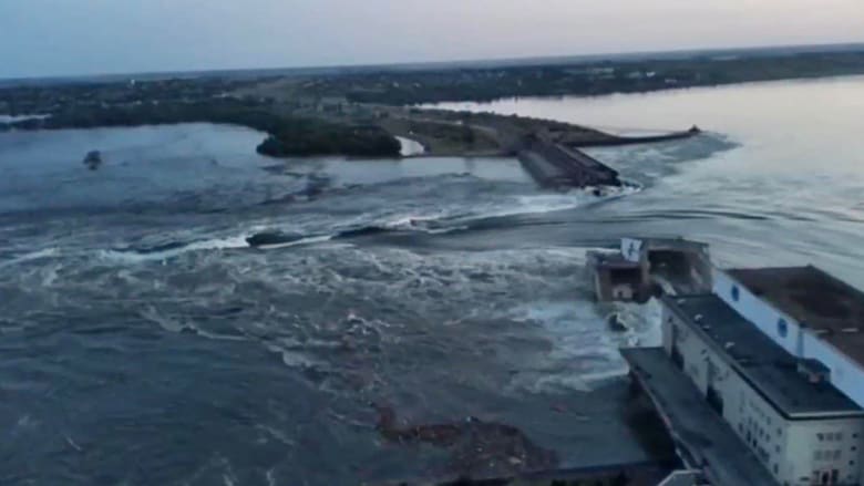 Ukraine works to evacuate civilians after explosion at a major dam