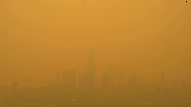 Wildfire smoke grounds flights out of NYC