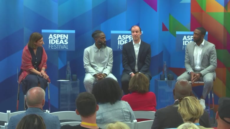 Discussing societal needs and economic growth at Aspen Ideas Festival
