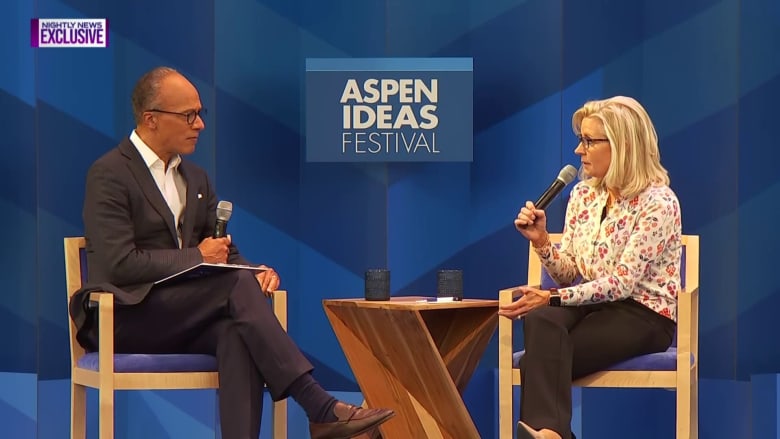 Liz Cheney speaks one-on-one with Lester Holt: Exclusive