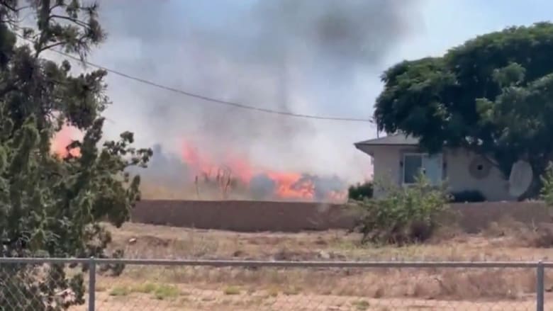 Evacuations underway as Juniper fire burns in Southern California