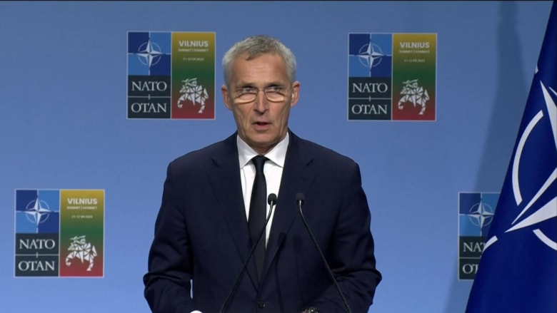 NATO chief outlines Ukraine's revised membership path