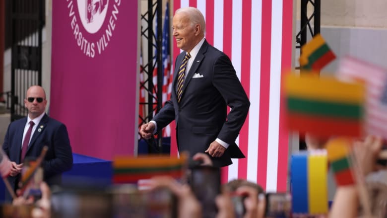 Biden attends U.S.-Nordic summit following NATO meeting