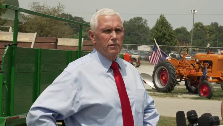Pence comments on Trump indictment in 2020 election interference probe