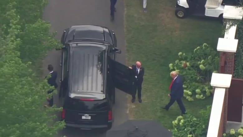 Trump departs N.J. golf club for arraignment in D.C.