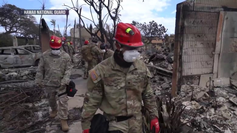 Desperate search for the unaccounted for amid Hawaii wildfires
