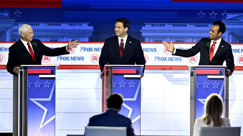 Pence, Ramaswamy spar in heated Republican debate