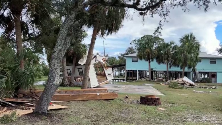 'The house is still here': Residents survey Idalia's destruction of Florida's Horseshoe Beach
