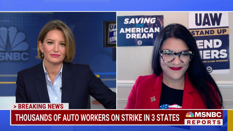 Rep. Tlaib (D-Mich.) on UAW Strike: 'You have to be on the side of people, not profits'