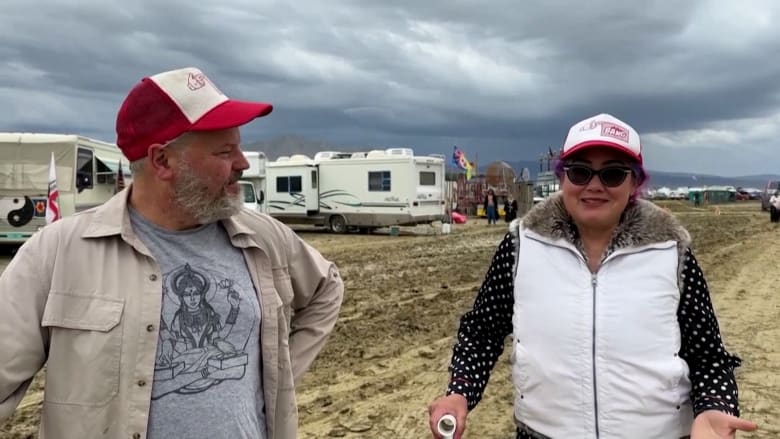 Burning Man attendees make the most of muddy festival: ‘The best burn ever!’