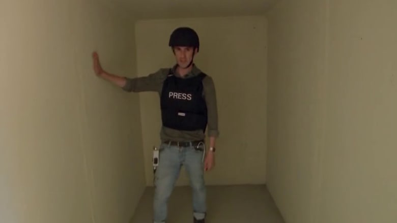 Look inside a bomb shelter used by Israeli civilians